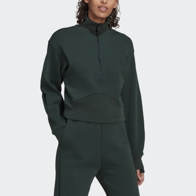 Women Sportswear Green BOA Sweatshirt