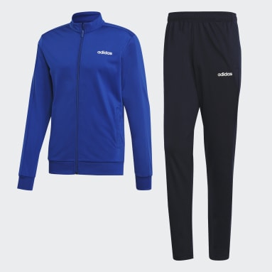 Männer Sportswear Essentials Basics Trainingsanzug Blau
