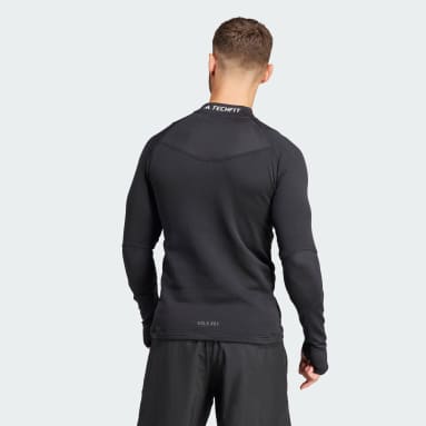 남성 Training Black 콜드레디 테크핏 트레이닝 긴팔 티