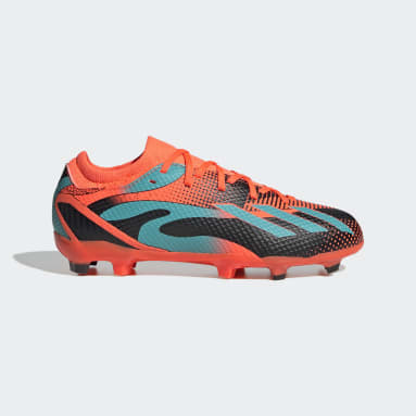 Barn Fotboll Orange X Speedportal Messi.3 Firm Ground Boots