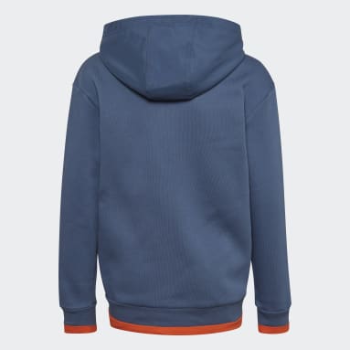 Kinderen Sportswear blauw All SZN Fleece Ritsjack