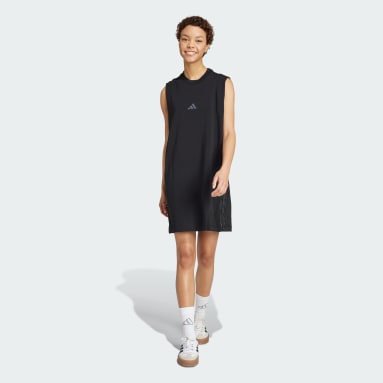 Essentials 3-Stripes Print Sleeveless Dress