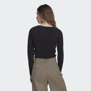 Women originals Black Centre Stage Cutout Top