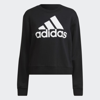 Sweat-shirt ample à logo Essentials noir Femmes Sportswear