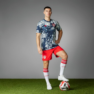 Maillot d’échauffement FC Bayern Blanc Hommes Football