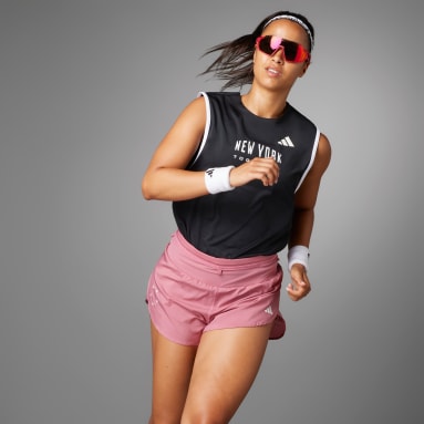 Women Running Pink NYC 러닝 쇼츠