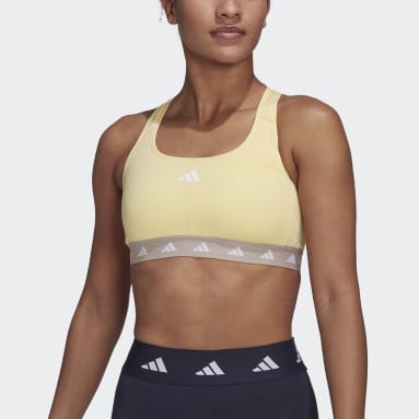 Yellow Performance Sports Bras.