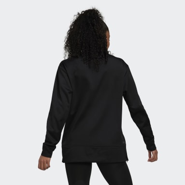 Ženy Tréning A Fitnes čierna Mikina AEROREADY Crewneck