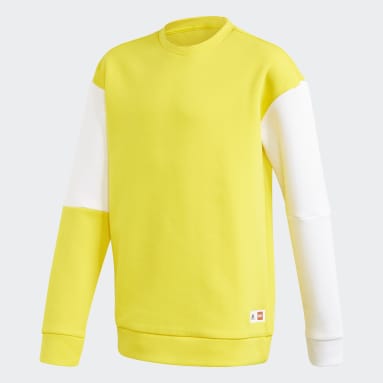 Kinderen Sportswear geel adidas x Classic LEGO® Bricks Sweatshirt