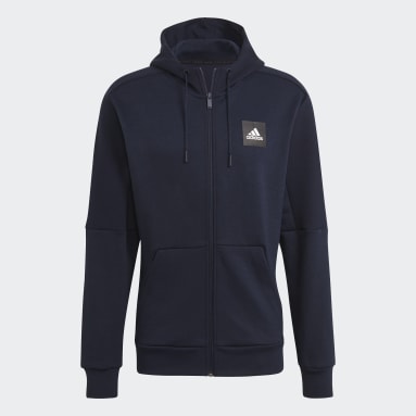 Herr Sportswear Blå Must Haves Full-Zip Stadium Hoodie