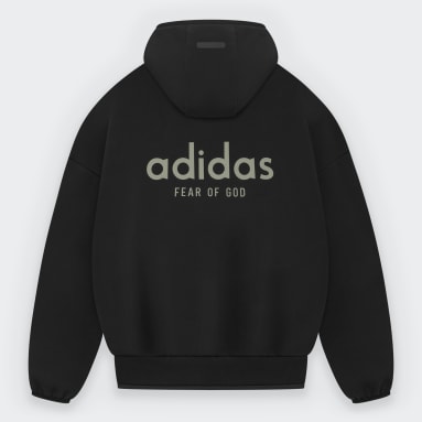 남성 fear_of_god_athletics Black Fear of God Athletics 헤비 플리스 후디