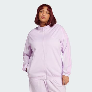 Tricot 3-Stripes Track Jacket (Plus Size)