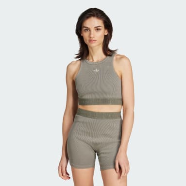 Essentials Rib Bra Top Washed