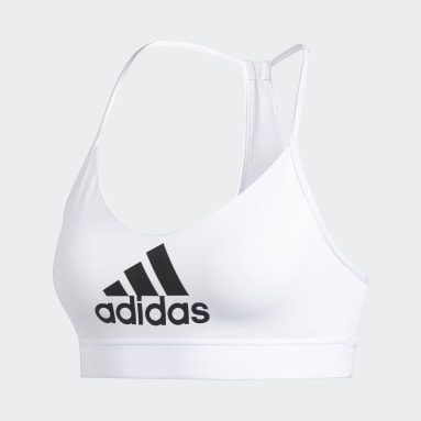 Top Deportivo All Me Badge of Sport Blanco Mujer Training