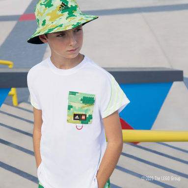 Playera adidas x LEGO® Play Blanco Niño Sportswear
