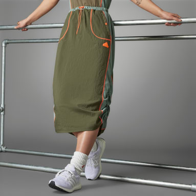 Women Sportswear Green Lift Your Mind Cargo Skirt