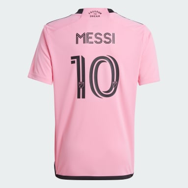 Youth Soccer Pink Inter Miami CF 24/25 Messi Home Jersey Kids