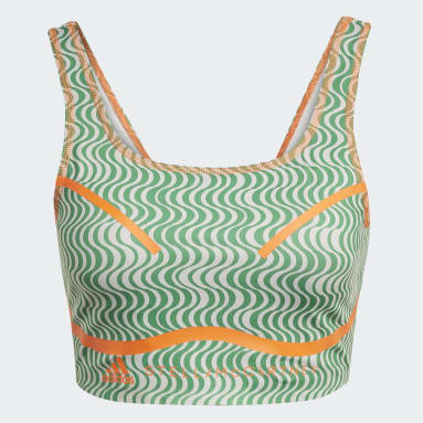 adidas by Stella McCartney TruePurpose Printed Crop Top