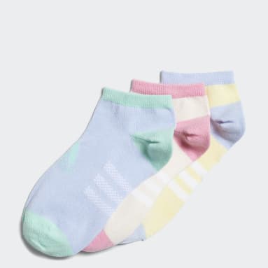 Kids Lifestyle Blue Low-Cut Socks 3 Pairs