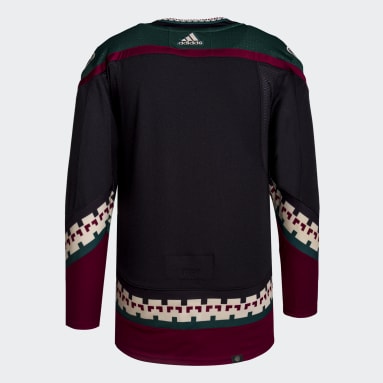 Maillot Domicile Coyotes Authentique noir Hommes Hockey