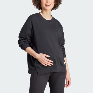 Women's Sportswear Black Sweatshirt (Maternity)