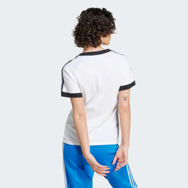 Koszulka Adicolor Classics Slim 3-Stripes Bialy