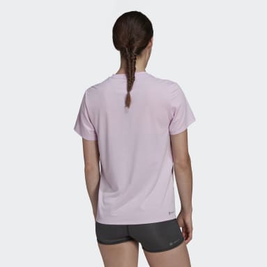 Women Training Purple Train Icons 3-Stripes Tee