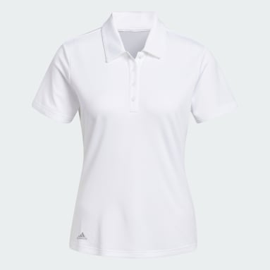 Kvinder Golf Hvid Performance Primegreen polotrøje
