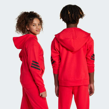 Future Icons 3-Stripes Full-Zip Hooded Track Jacket Kids