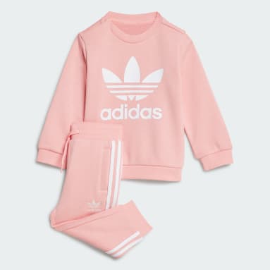 Conjunto sudadera cuello redondo y pantalón (Bebé)