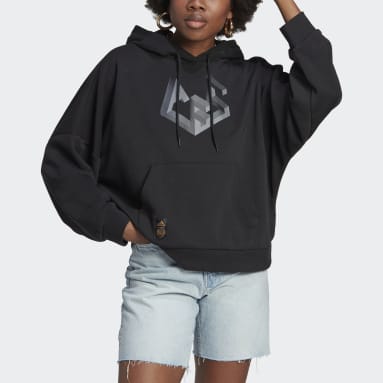 Frauen Fußball FC Arsenal DNA Graphic Hoodie Schwarz