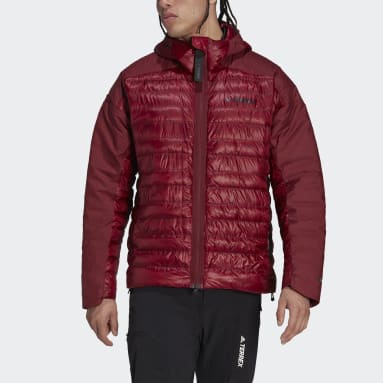 Terrex MYSHELTER Down Hooded Jakke Burgendur