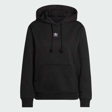 Women originals Black 아디컬러 에센셜 플리스 후디