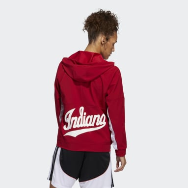 Women's Sportswear Multi NCAA Hoosiers Hooded Warm-Up Sweatshirt