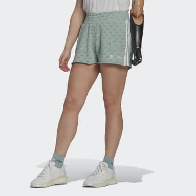 Shorts Stitch adidas x Disney Verde Mujer Originals
