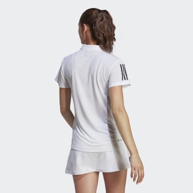 Women Tennis White Club Tennis Polo Shirt