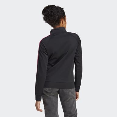 Women Sportswear Black Primegreen Essentials Warm-Up Slim 3-Stripes Track Jacket