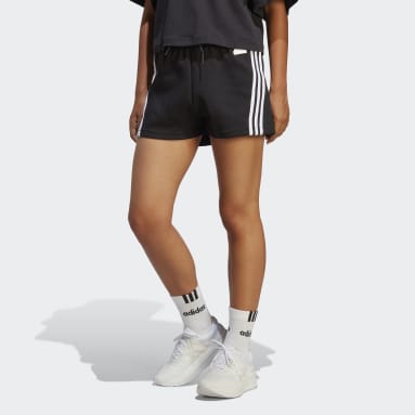 Shorts Future Icons 3 Rayas Negro Mujer Sportswear