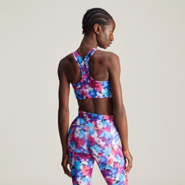 adidas by Stella McCartney TruePurpose Printed Bra