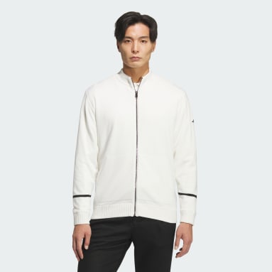 【ゴルフ】防風性に優れた裏地付きフルジップ ニットセーター