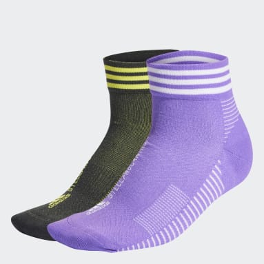 Women Training Purple adidas by Stella McCartney Low Socks 2 Pairs