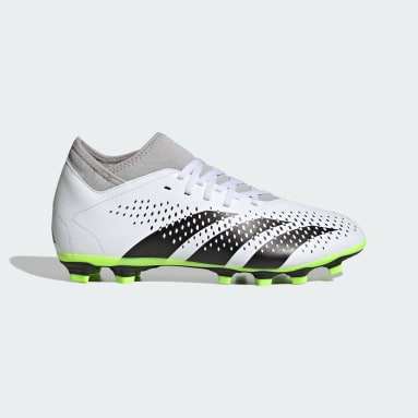 Calzado de Fútbol Predator Accuracy.4 Multiterreno Ajuste Tipo Calcetín Blanco Fútbol