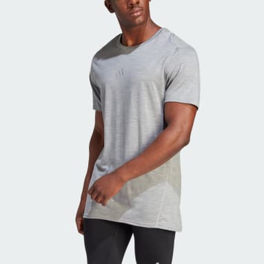 Men's Running Grey Ultimate Running Conquer the Elements Merino Tee