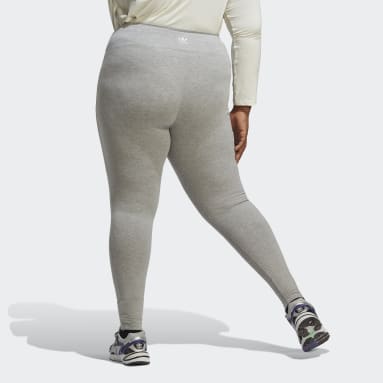 Ženy Originals šedá Legíny Adicolor Essentials (plus size)
