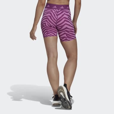 Short Hyperglam Techfit Zebra High-Waisted Multicolor Donna Fitness & Training