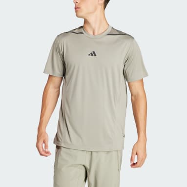 Mænd Fitness Og Træning Grøn Designed for Training Adistrong Workout T-shirt