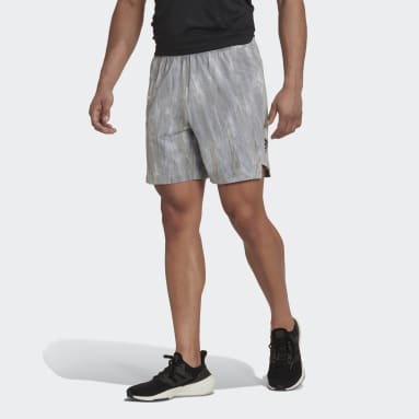 Men Training Grey Workout Spray Dye Shorts