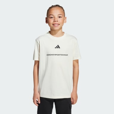 adidas Boys Slogan T-shirt van Enkele Jersey Kids