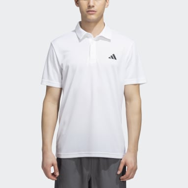 Men Tennis White FAB POLO