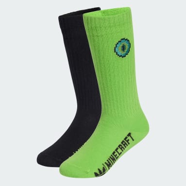 CHAUSSETTES MI-MOLLET ADIDAS x MINECRAFT (2 PAIRES)